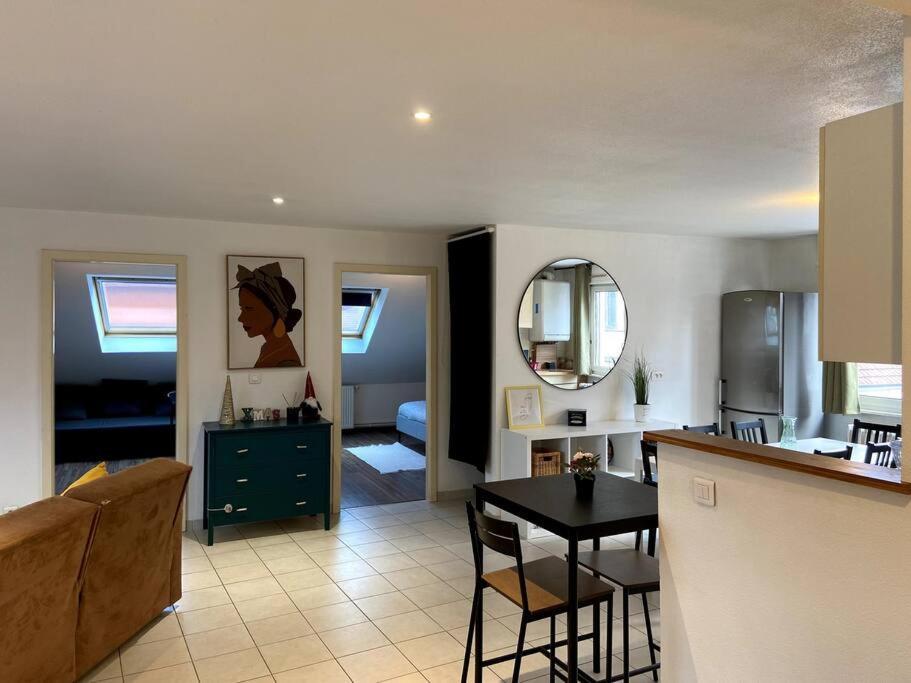 10Min Bus Strasbourg Centre-Parking Prive-Wifi-Tv Daire Bischheim Dış mekan fotoğraf