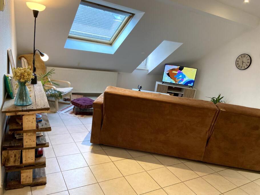 10Min Bus Strasbourg Centre-Parking Prive-Wifi-Tv Daire Bischheim Dış mekan fotoğraf